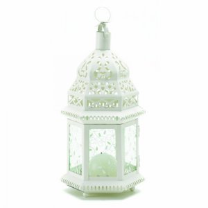 Gallery 38465 White Moroccan Lantern 100