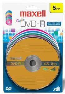 Maxell Y69732 16x Dvd-r Media - 4.7gb - 120mm Standard - 5 Pack Bliste