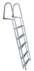 Dock 2055-F Stand-off Aluminum 5-step Ladder Wquick Release