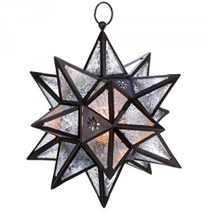 Gallery D1133 Moroccan Hanging Star Lantern 10001133