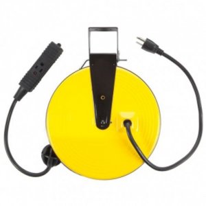 Bayco SL-800 Triple-tap Extension Cord 30ft Retractable Reel Sl-800