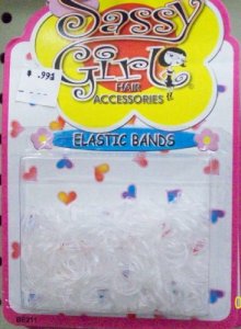 Sassy BE211 Snag Free Elastic Hair Bands