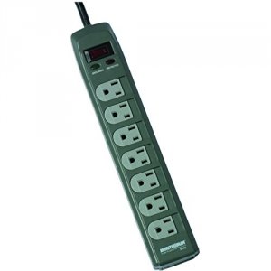 Minuteman MMS370 Surge Protector, 7 Outlet, , 6 Ft Cord, 1080 Joules, 