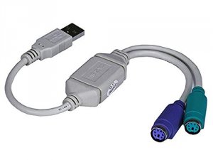 Monoprice 2274 Usb To Ps2 Dual Ps2 Converter Adapter