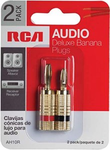 Acer AH10R Rca  Deluxe Banana Plugs, 2 Pk