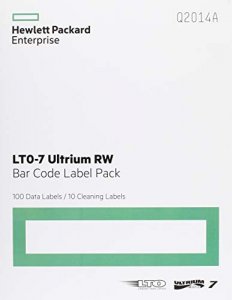 Hp Q2014A Hp Bar Code Labels, Ultrium-7, , 7a, Uniquely Sequenced, Taa