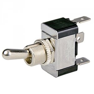 Bep 1002001 Bep Spdt Chrome Plated Toggle Switch - On-off-on