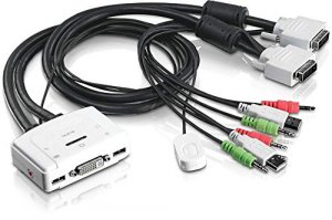 Trendnet TK-214I 2-port Dvi Audio Kvm Switch