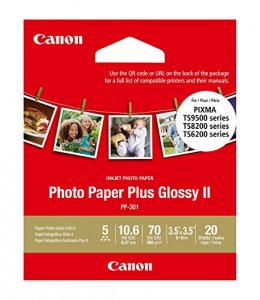 Canon 1432C053 Photo Pap Plus Glossy Ii Pp-301 3.5x3.5