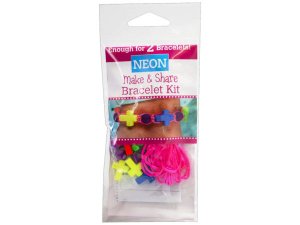 Bulk FD309 Neon Make  Share Bracelet Kit