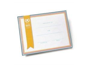 Bulk GB210 25ct Striped Certificates