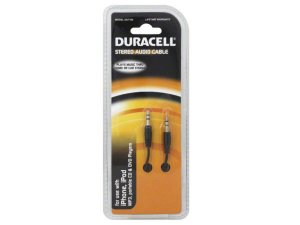 Bulk EN707 Duracell 10 Ft Black Stereo Audio Cable