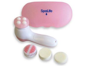 Bulk UU918 Spa Life 4-in-1 Skin Care Set With Battery Operated Brush