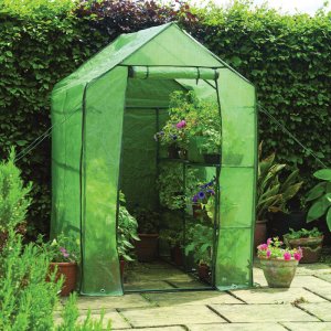 Gardman 7622 Walkin Greenhouse With Shelves