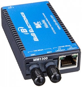 B+b IMC-350-MMST-PS Bb Minimc, Tp-tx-fx-mm1300-st - 1 X Rj-45 , 1 X St