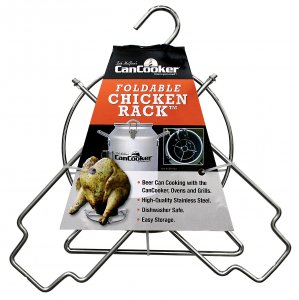 Can CanCooker Inc. Cancooker Foldable Chicken Rack