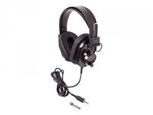 Califone 9X9482 Sturdy Stereo Headphone W-volume Control Blk - Stereo 