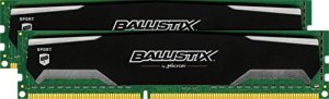 Crucial BLS2KIT8G3D1609DS1S00 2 - 8gb Sport Ddr3-1600 (pc3-12800) Cl9 