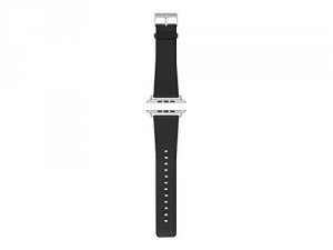 Cygnett 7Y6722 Luxband Leather Apple Watch Band - Black - Black - Leat