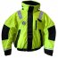 First CW46484 Hi-vis Flotation Bomber Jacket - Hi-vis Yellowblack - La