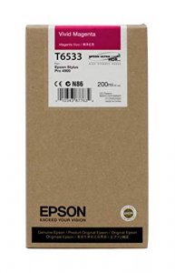 Original Epson EPST653300 Vivid Magenta Ultrachrome Hdr Ink Cartridge 