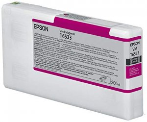 Original Epson EPST653300 Vivid Magenta Ultrachrome Hdr Ink Cartridge 