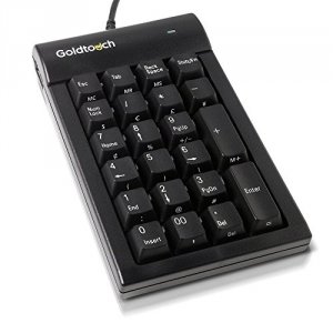 Goldtouch 9X9423 Numeric Keypad Usb Black Pc - Usb - 22 Key