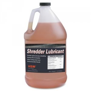 Hsm TZE-315 Shredder Lubricant - Gallon Bottle - 4 Quart - Amber