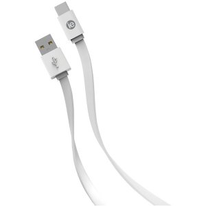 Iessentials IEN-FC4C-WT Ien-fc4c-wt Flat Usb-c To Usb-a Cable, 4ft (wh