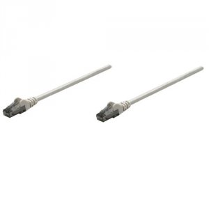 Intellinet 336758 25 Ft Grey Cat6 Snagless Patch Cable