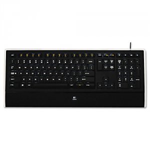 Logitech T16098 920-000914 Usb Wired Ultra-thin Illuminated Keyboard W