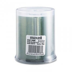 Maxell 4U1628 Cd Recordable Media - Cd-r - 48x - 700 Mb - 100 Pack Spi