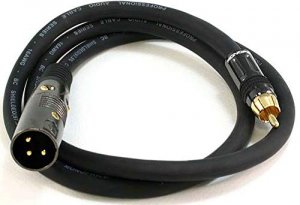 Monoprice 4776 Xlr Male To Rca Male 16awg Cable 3ft