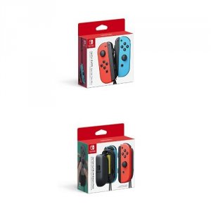 Nintendo 104882 Joy-con Left Right Controllers Redneon Blue Hacajaeaa