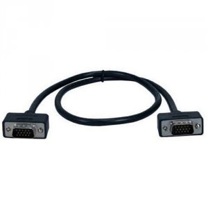 Qvs Y96361 Ultrathin Vga Cable - Hd-15 Male Vga - Hd-15 Male Vga - 10f