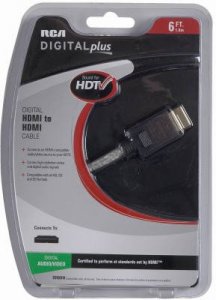 Voxx VH3HHR Rca(r)  Standard Hdmi(r) Cable, 3ft