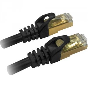 Qvs PY7736 50ft Cat7 10gbps S-stp Flexible Molded Patch Cord - Categor