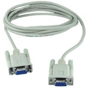 Qvs  Null Modem Cable - Db-9 Female Serial - Db-9 Female Serial - 10ft