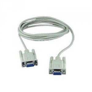 Qvs  Null Modem Cable - Db-9 Female Serial - Db-9 Female Serial - 10ft