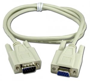 Qvs KV6455 Extension Serial Cable - Serial For Printer, Mouse, Modem, 