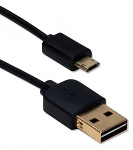 Qvs 1Y6744 Premium Sync-charging Usb-micro-usb Data Transfer Cable - M