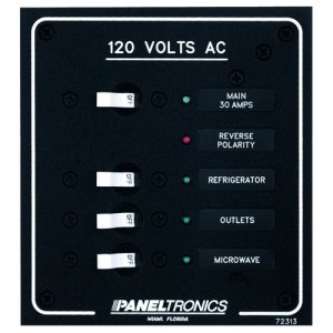 Paneltronics CW29777 Standard Ac 3 Position Breaker Panel  Main Wleds