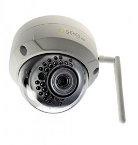 Q 8J6895 Q-see 3mp Wi-fi Dome Security Camera With A 16gb Microsd Card