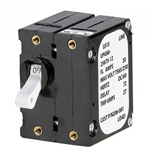 Paneltronics 206-082S 'a' Frame Magnetic Circuit Breaker - 25 Amps - D