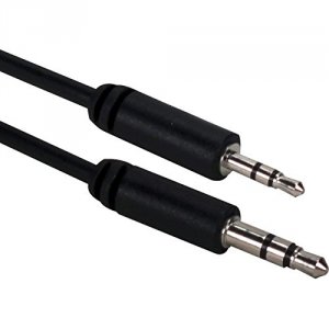 Qvs CC399C-12 12ft 3.5mm Male To 2.5mm Male Headphone Audio Conversion