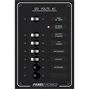 Paneltronics 9982305B Standard Ac 6 Position Breaker Panel  Main