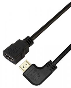 Qvs HDXLF-0.5F 0.5ft Left-angle Highspeed Hdmi