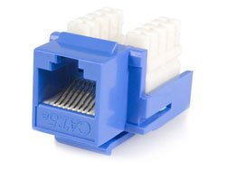 Startech YP3585 .com Cat5e Rj45 Keystone Jack Blue - 110 Type 110 Type