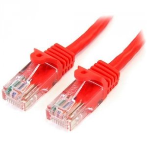 Startech 45PATCH6RD 6 Ft Red Cat5e Snagless Utp Patch Cable - Category