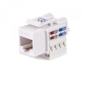 Startech CT7440 .com Cat6 Rj45 Keystone Jack White - 110 Type - Rj-45